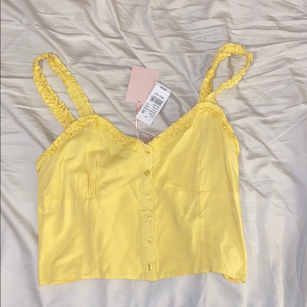 yellow pacsun top